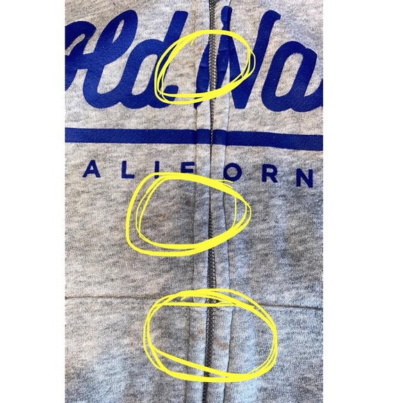 Old Navy Toddler Boy Gray Zip Up Sweater Hoodie - Picture 7 of 7